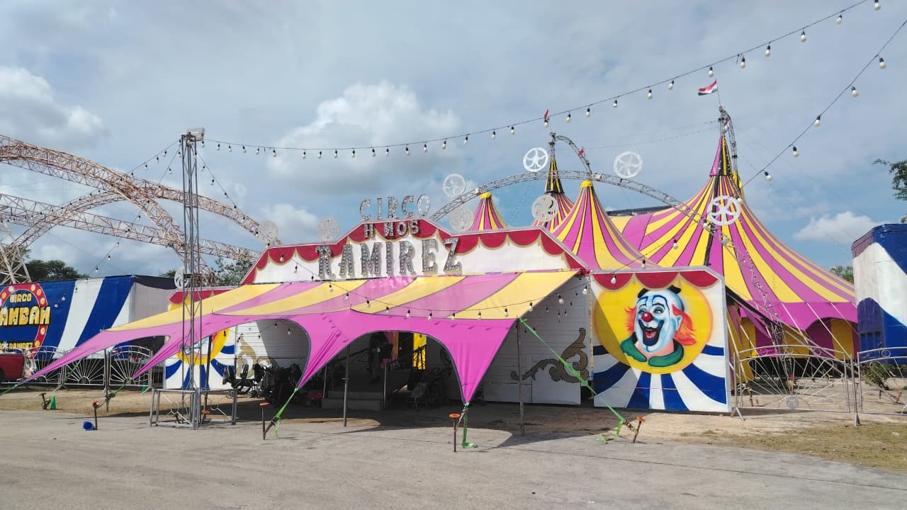 Circo de los Hermanos Rodríguez, ahora Circo BAM BAM, enciende el corazón de la Feria Xmatkuil